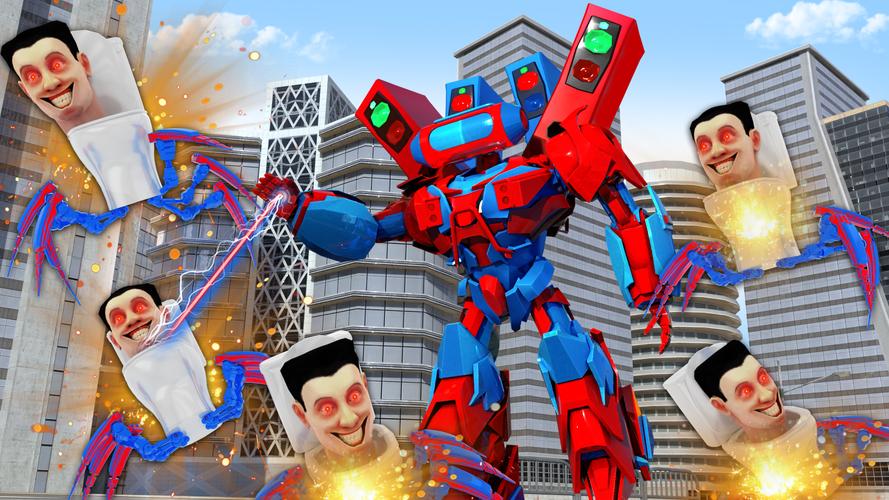 Toilet Monster Robot Games Capture d'écran 3