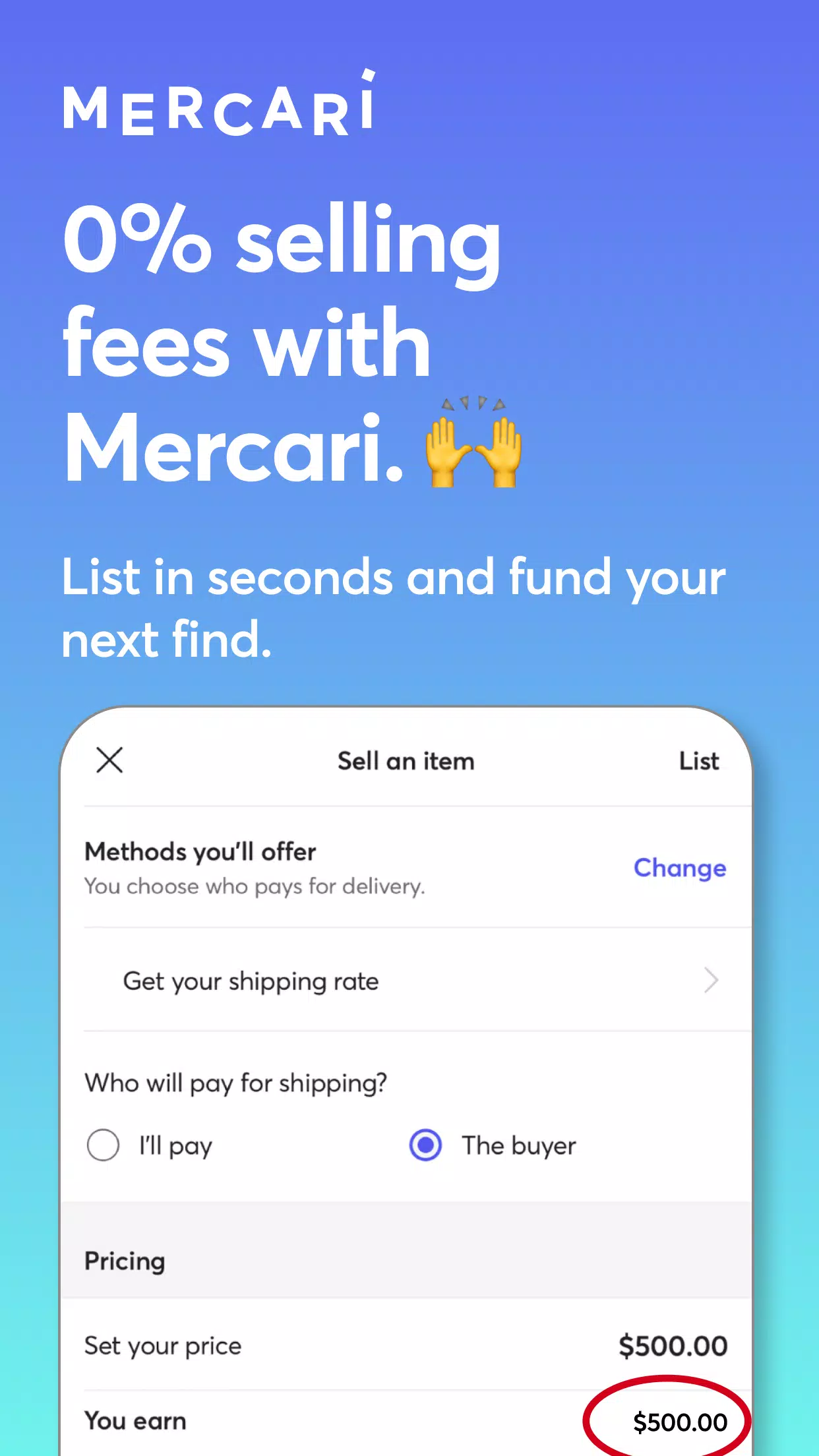 Mercari: Buy and Sell App Скриншот 2