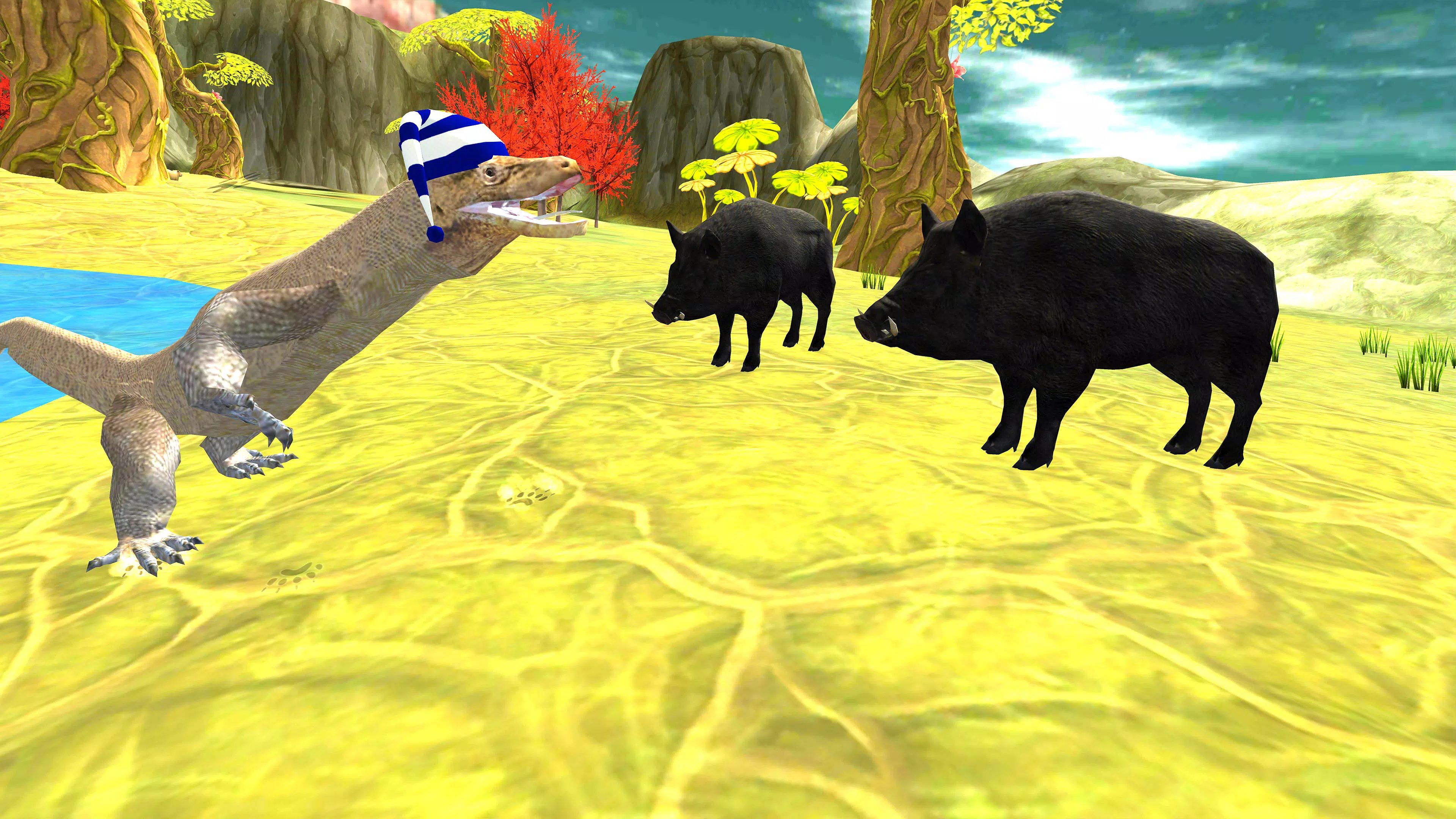 Komodo Dragon : lizard games Screenshot 0