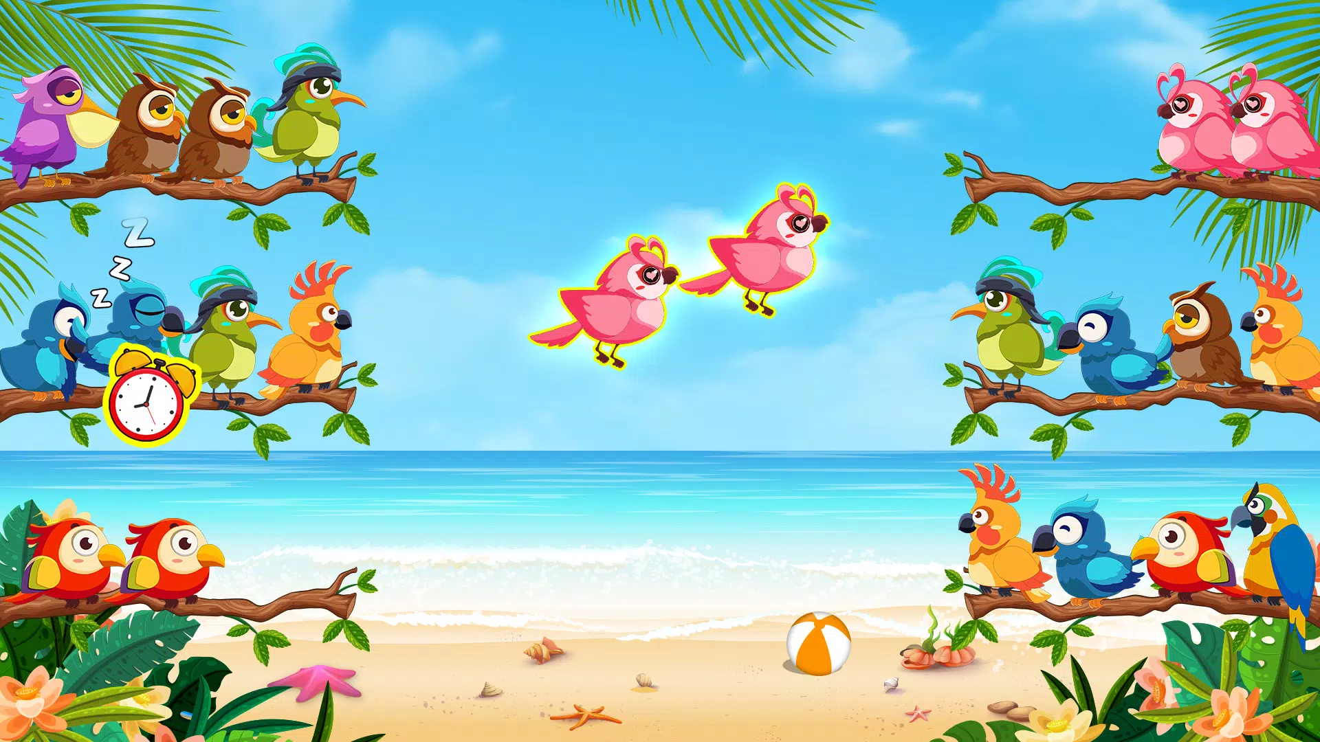 Bird Sort: Color Puzzle Game Captura de tela 2