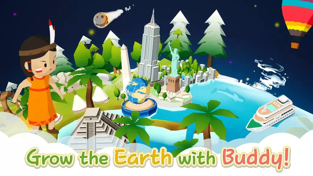 Save The Earth : Idle&Clicker ဖန်သားပြင်ဓာတ်ပုံ 0