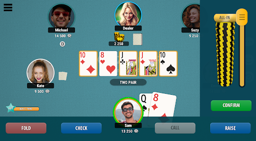 Kindza Poker Texas Holdem Zrzut ekranu 3