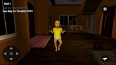 Scary Baby In Dark Haunted House Captura de tela 2