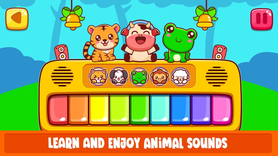 Piano Kids Toddler Music Games應用截圖第1張