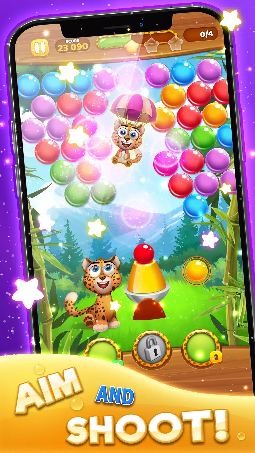 Bubble Pop: Wild Rescue ภาพหน้าจอ 1