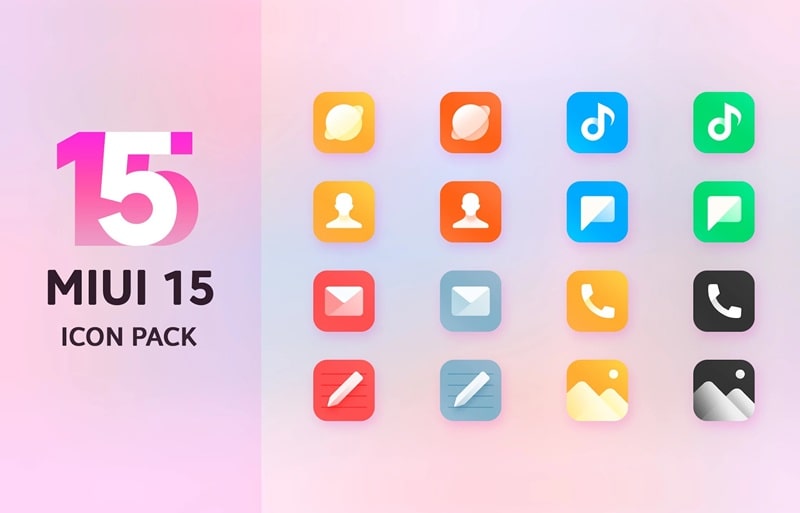 Mi15 Icon Pack ภาพหน้าจอ 2