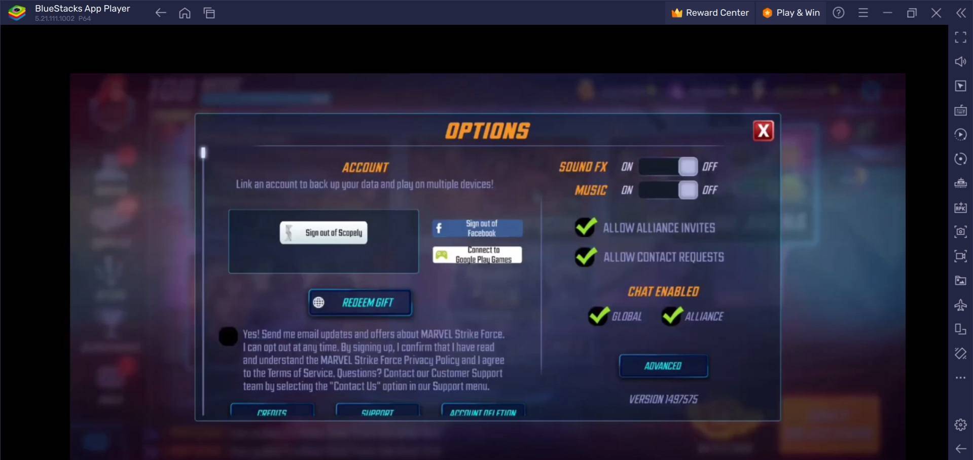 MARVEL Strike Force: Squad RPG I-redeem ang Code Input