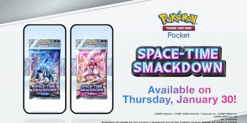 Pokémon TCG Pocket lanceert zijn fel-verzachtende handelsfunctie en space-time smackdown