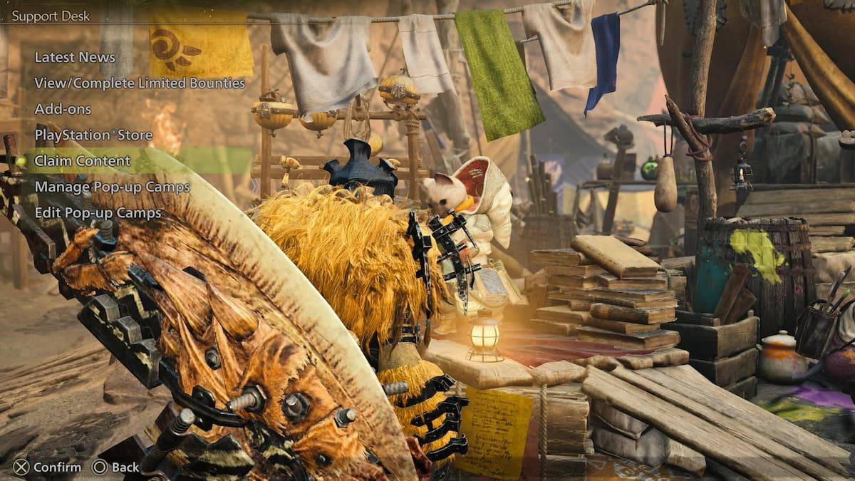 Hoe u pre-orderbonussen en add-ons in Monster Hunter Wilds wilt inwisselen