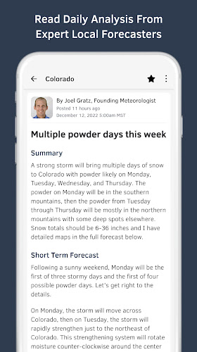 OpenSnow: Forecast Anywhere Скриншот 2