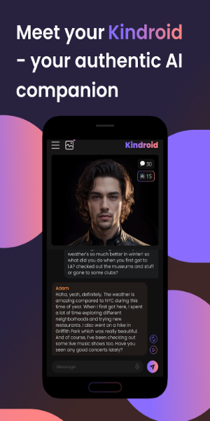 Kindroid: AI Companion Chat Скриншот 0