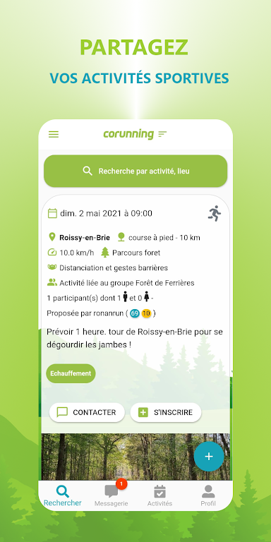 Corunning: sportez à plusieurs Screenshot 1