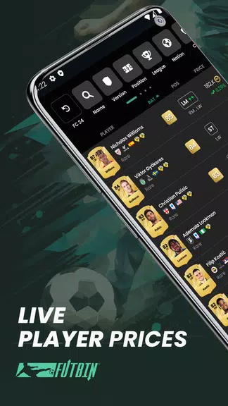 FUTBIN 24 Database & Draft スクリーンショット 0