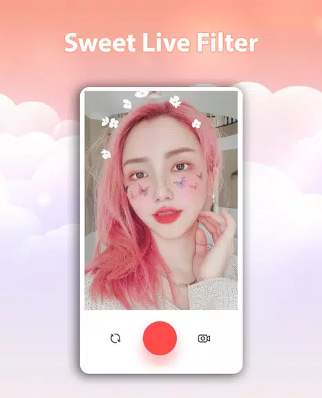 Sweet Live Filter Face Camera 스크린샷 3