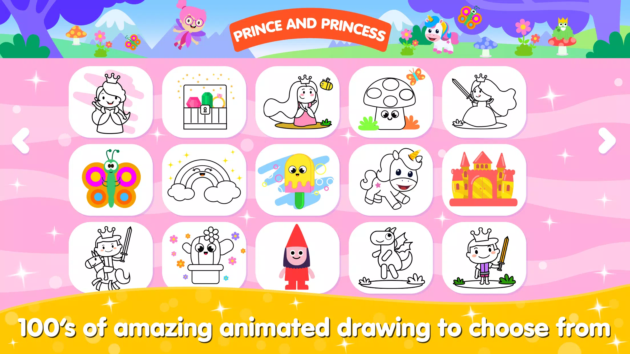 Coloring and Drawing For Girls ภาพหน้าจอ 2