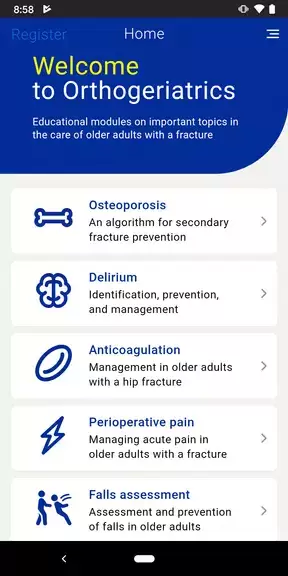 AOTrauma Orthogeriatrics Zrzut ekranu 1