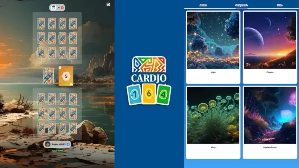 Cardjo, um jogo de cartas do tipo Skyjo, lançamentos suaves no Android