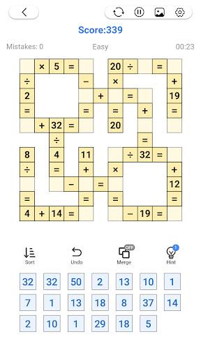 Math Number: Cross Math Puzzle स्क्रीनशॉट 0