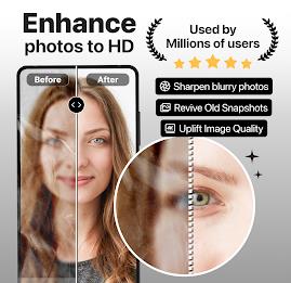 PhotoBoost - AI Photo Enhancer Schermafbeelding 0