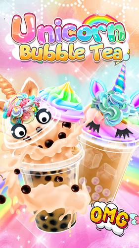 Unicorn Bubble Tea - Icy Drink Tangkapan skrin 0