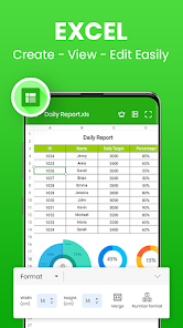 Office App - DOCX, PDF, XLSX Screenshot 3