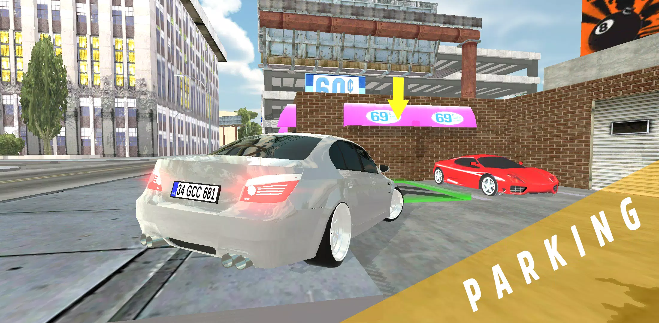 Corolla Drift & Park Simulator ภาพหน้าจอ 1