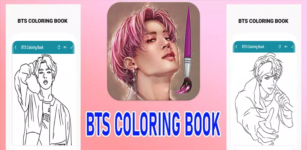 BTS Coloring Book Ảnh chụp màn hình 0