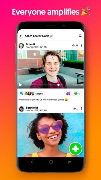 Flipgrid ဖန်သားပြင်ဓာတ်ပုံ 3