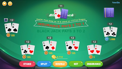 Blackjack - Casino World Tangkapan skrin 0