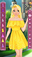 Golden princess dress up game 스크린샷 1