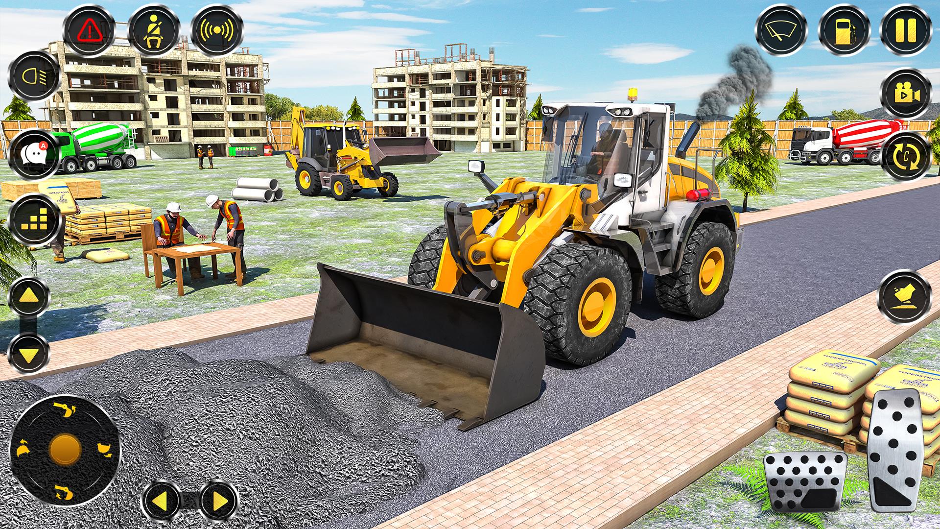 City Construction JCB Game 3D Schermafbeelding 3