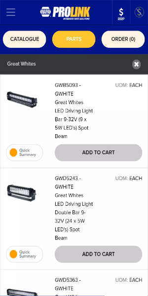 NAPA PROLink Mobile應用截圖第1張