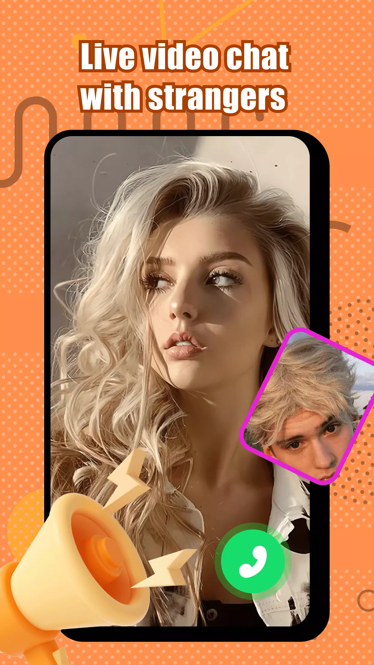 Wonk - live video chat Captura de pantalla 3