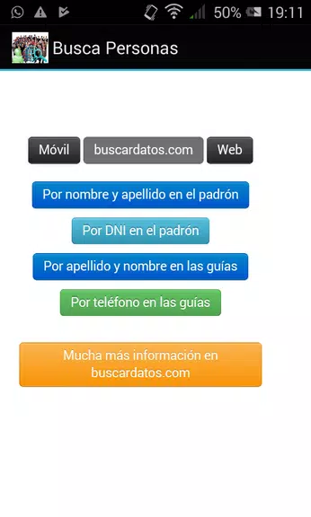 Buscar personas 스크린샷 1