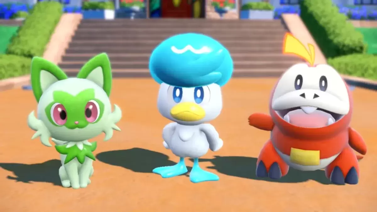 Gen 9 Starter Sprigatito, Quaxly und Fuecoco in Pokémon Scarlet & Violet