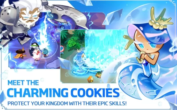 Equipes de biscoitos do Spirit Top Fire Spirit no Reino de Cookierun