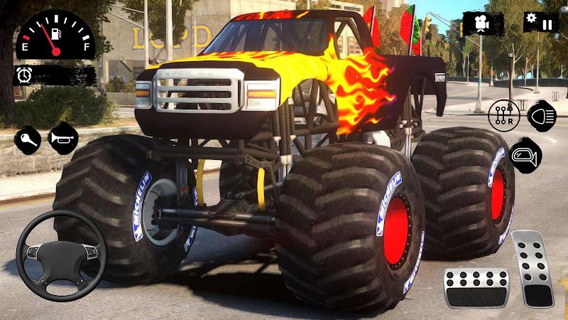 Hillock Monster Truck Driving Zrzut ekranu 1