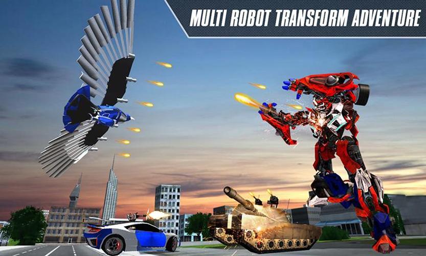 Multi Robot Transform Car Game Ảnh chụp màn hình 0