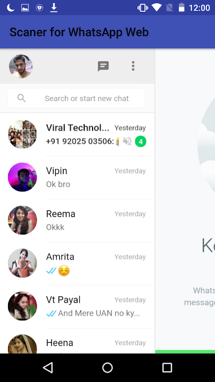 Scaner for WhatsApp Web Ảnh chụp màn hình 1