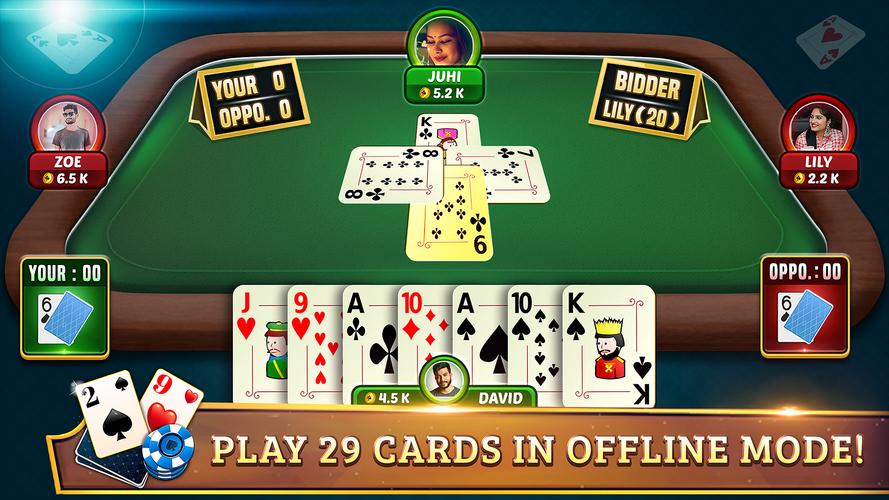 29 Card Game Plus ภาพหน้าจอ 0