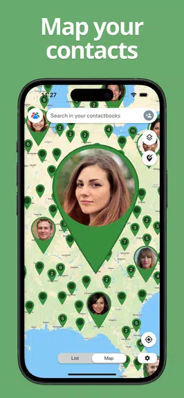 Contact on Map Скриншот 0