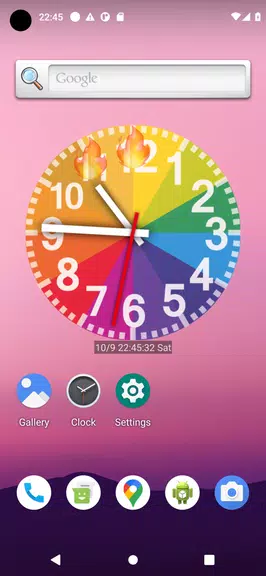 Schermata Rainbow Clock 1