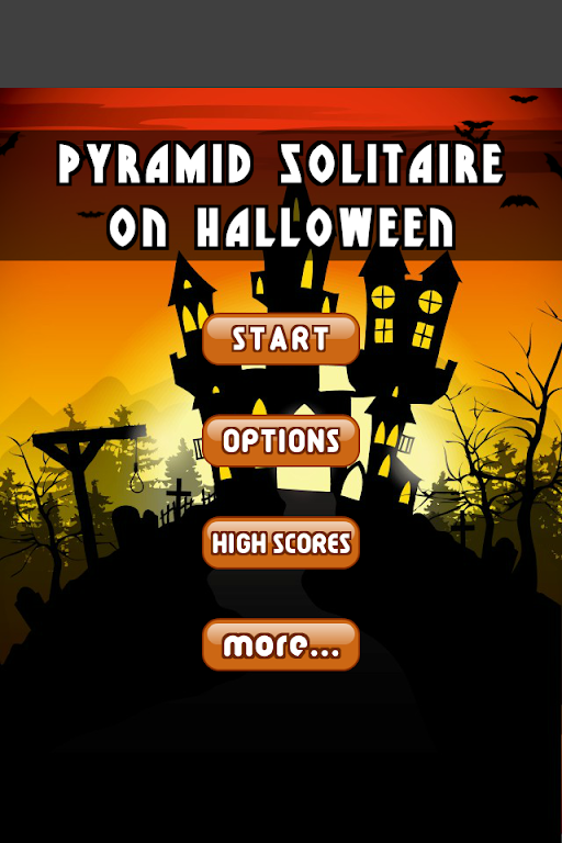 Pyramid Solitaire on Halloween Скриншот 0