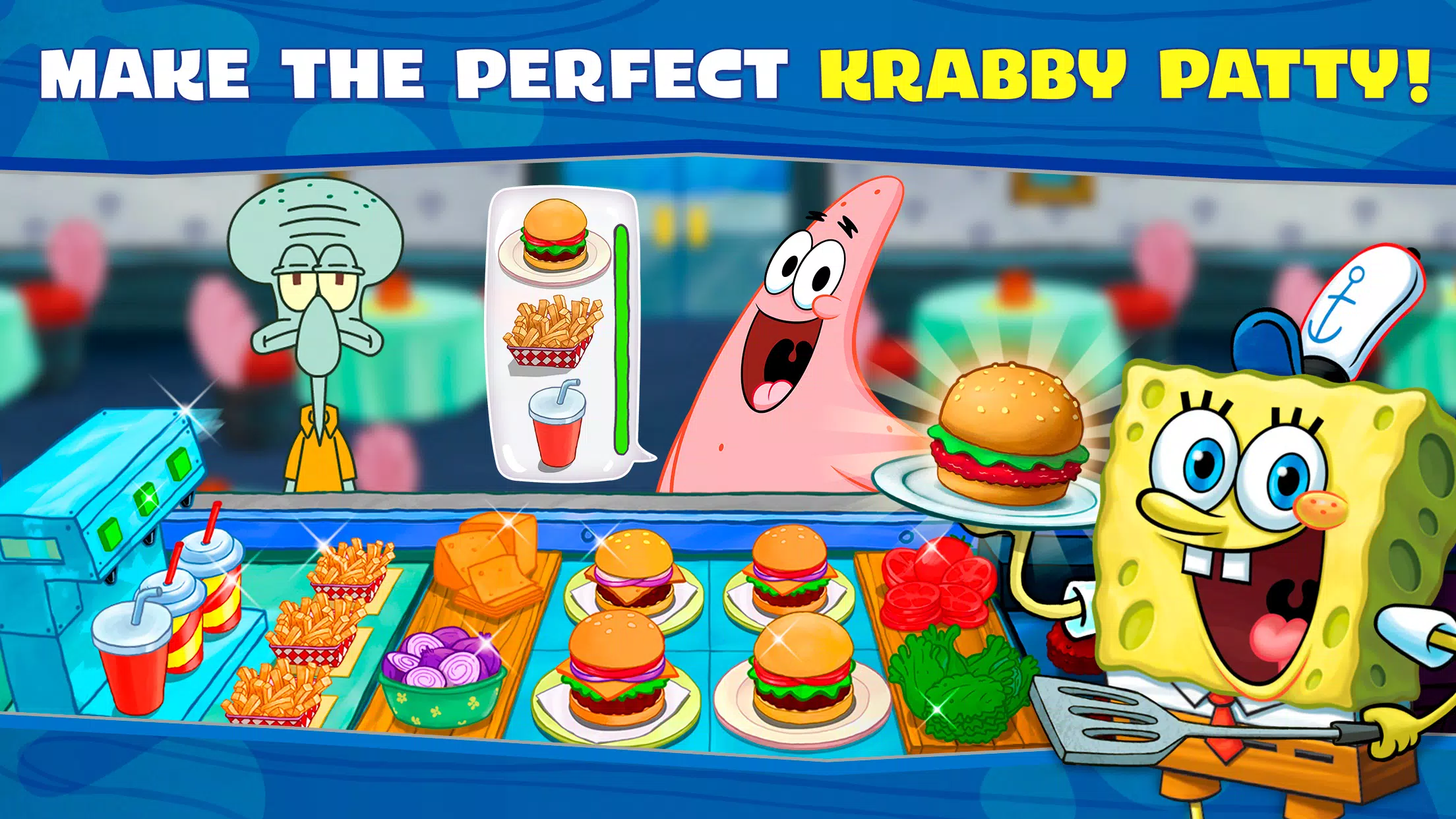 SpongeBob: Krusty Cook-Off Tangkapan skrin 1