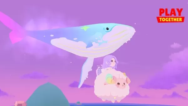 „Dreamland wprowadzony w zabawy: Explore Purple Skies i Lśniące Whale”