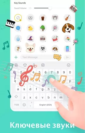 Facemoji Emoji KeyboardDIY Emoji Keyboard Theme Tangkapan skrin 2