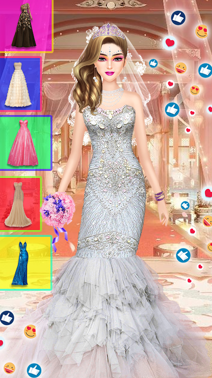 Dress Up Girls Makeup Game Captura de tela 2