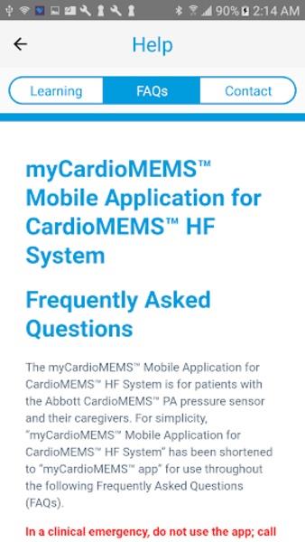 myCardioMEMS™應用截圖第1張