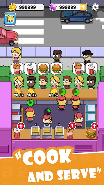 Idle Food Bar: Food Truck Mod应用截图第0张