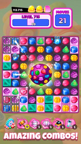 Colorful Gummy Blast Captura de tela 2